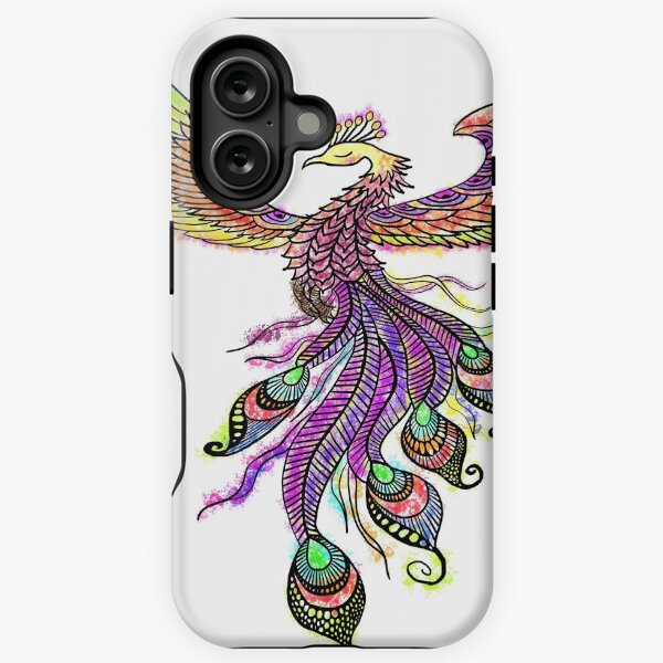 Aperçu de l'œuvre Paon coloré, phenix créée et vendue par horvathvandart.