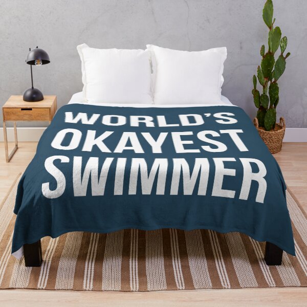 Item preview, Worlds Okayest Swimmer designed and sold by CeciLop.