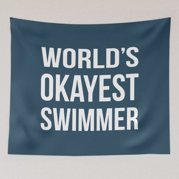 Item preview, Worlds Okayest Swimmer designed and sold by CeciLop.