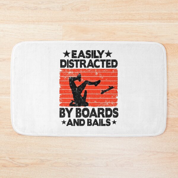 Item preview, Easily Distracted By Boards And Bails Funny Skateboard designed and sold by Stronzi.