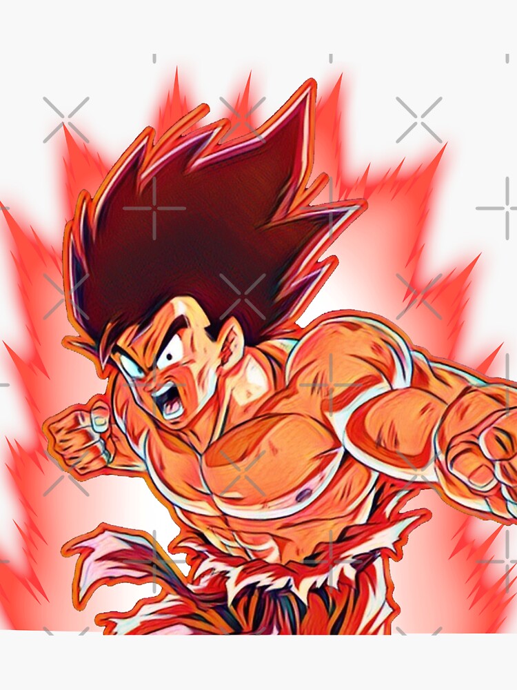 Goku Super Saiyan Blue Kaioken Stickers for Sale