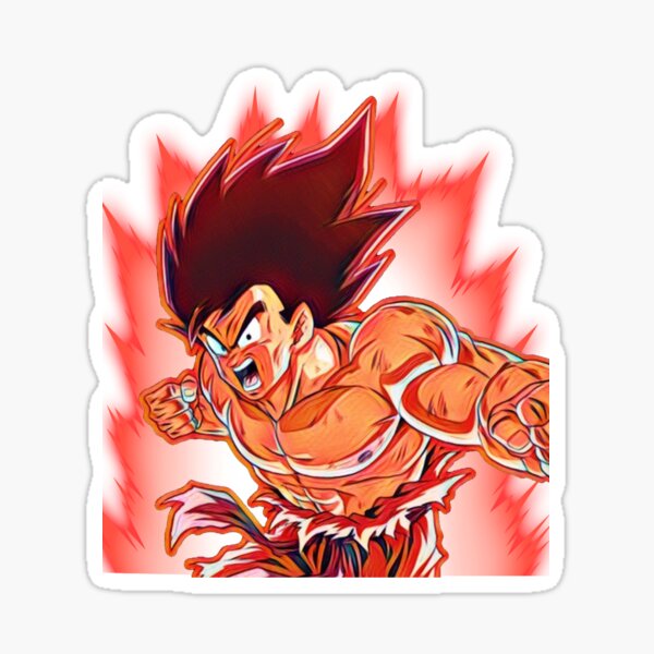 Goku Super Saiyan Blue Kaioken x20 / Surpass Your Limits | Sticker