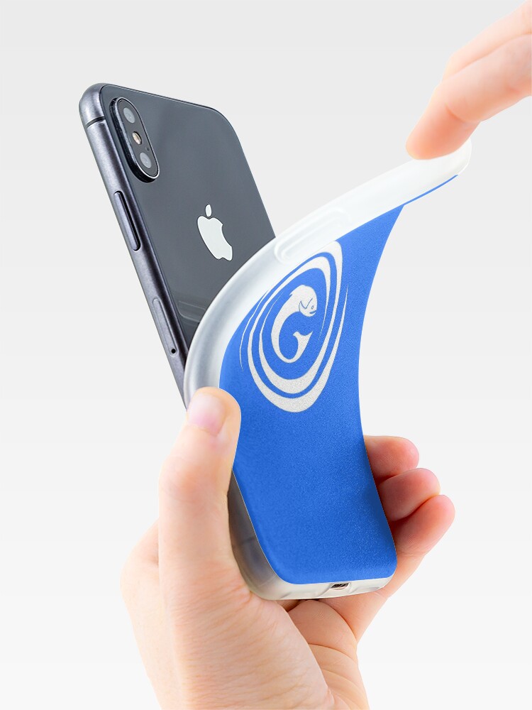 Thumbnail 4 of 5, iPhone Case, Nova Scotia Gaelic Symbol - Blue designed and sold by GaelicCouncil.