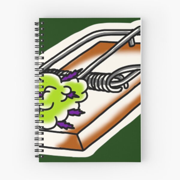 Item preview, mousetrap weed tattoo designed and sold by rafaelwolf.