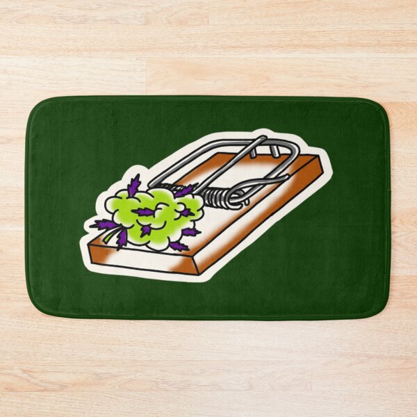 Item preview, mousetrap weed tattoo designed and sold by rafaelwolf.