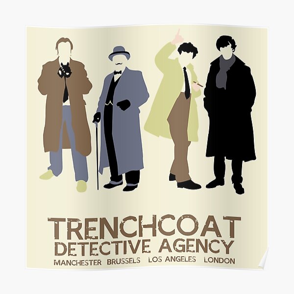Trenchcoat Detective Agency Poster