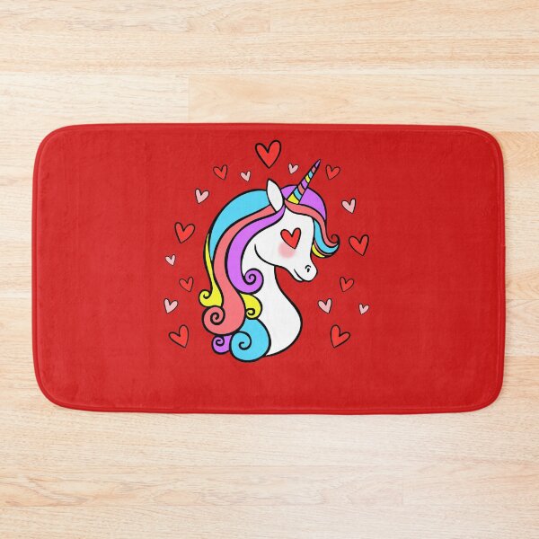 Item preview, Unicorn in love - Red designed and sold by WorldOfUnicorns.
