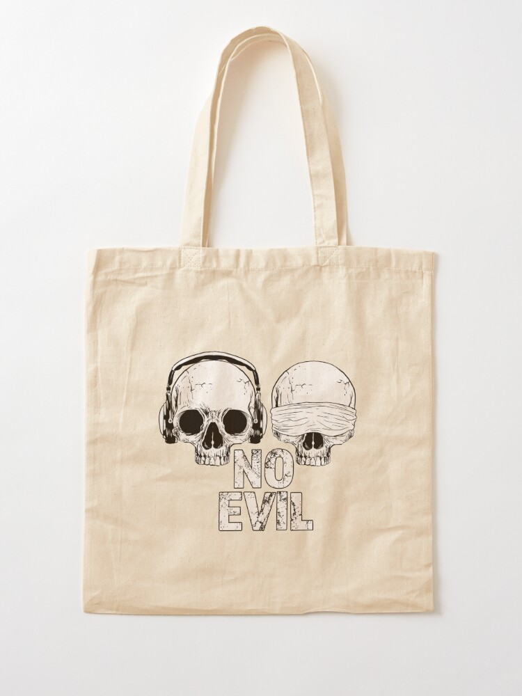 Hear, See, Speak No Evil Skulls | Tote Bag