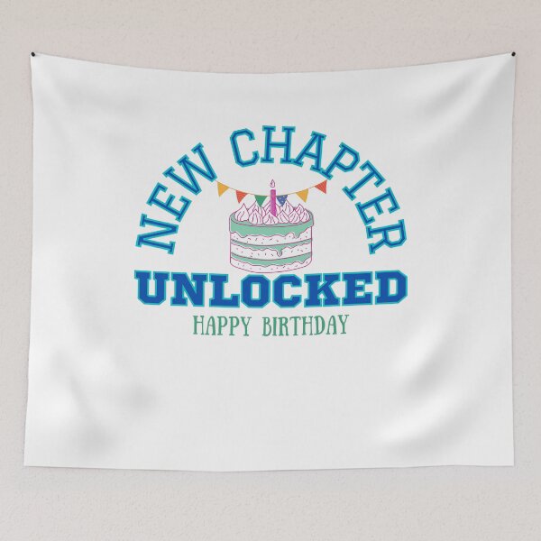 Item preview, new chapter unlocked birthday gift designed and sold by bahicharafe.
