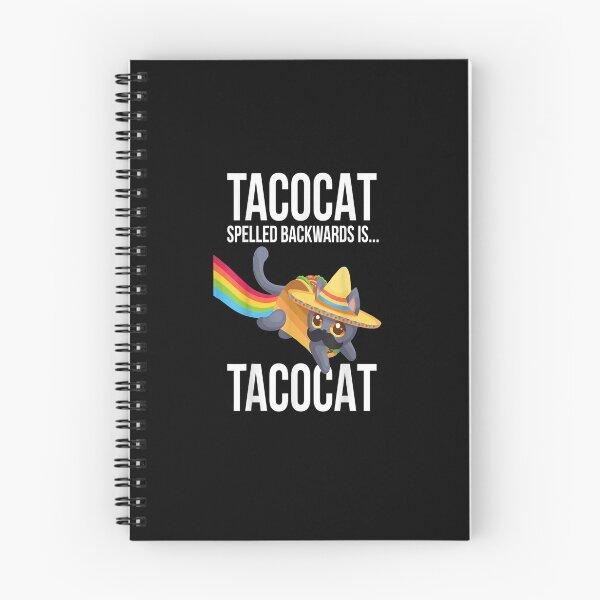 Item preview, Taco Cat Spelled Backwards Funny Cat Cute Cat Birthday Christmas Tanksgiving Gifts designed and sold by SadikShop.