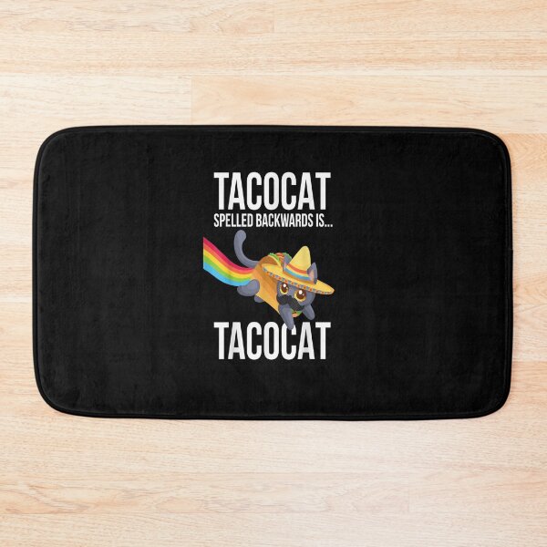 Item preview, Taco Cat Spelled Backwards Funny Cat Cute Cat Birthday Christmas Tanksgiving Gifts designed and sold by SadikShop.