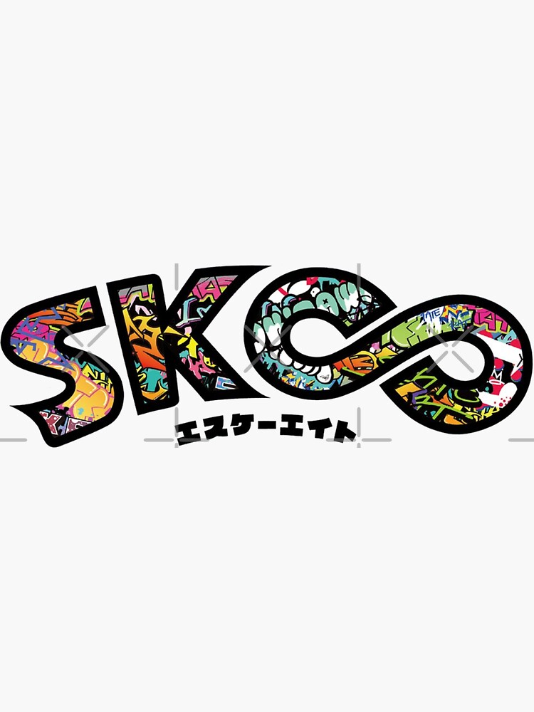 SK8 the Infinity Graffiti Logo | Sticker