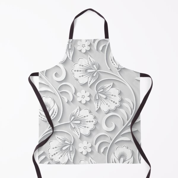 Item preview, 3d Floral White Ornament designed and sold by Ross-Sergey.