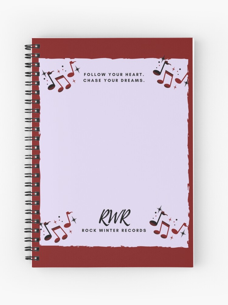 Thumbnail 1 of 3, Journal, Follow Your Heart & Chase Your Dreams rwr designed and sold by RockWinterRec.