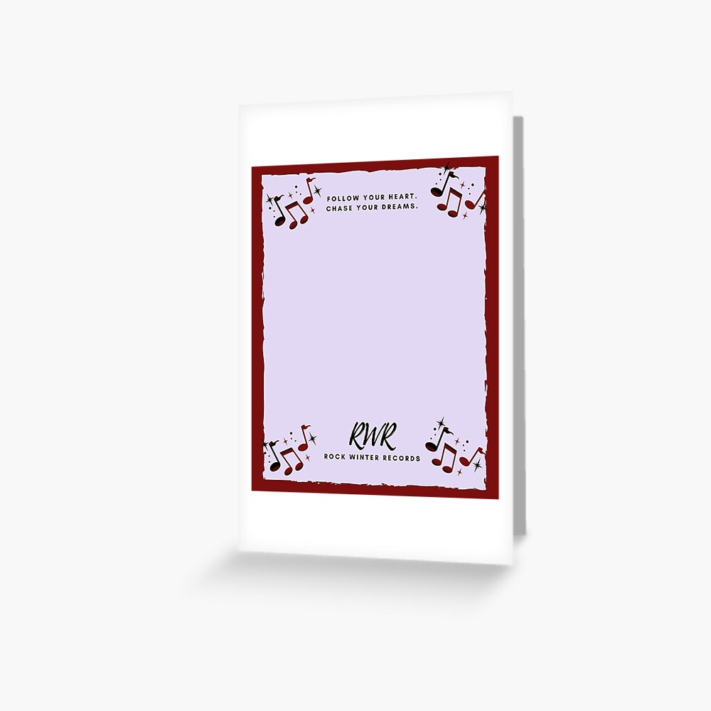 Item preview, Greeting Card designed and sold by RockWinterRec.