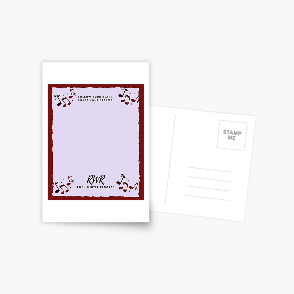 Item preview, Postcard designed and sold by RockWinterRec.