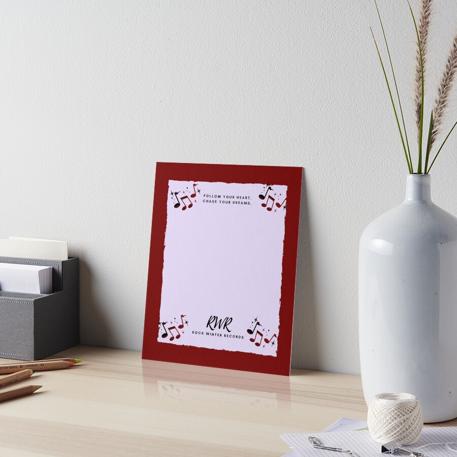 Item preview, Art Board Print designed and sold by RockWinterRec.