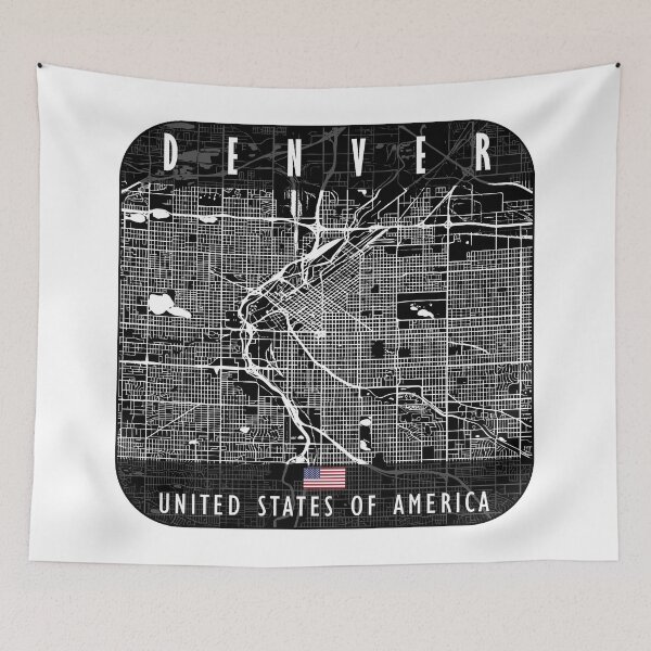 Item preview, DENVER MAP USA designed and sold by hatimelhag.