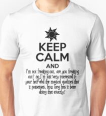 Keep Calm and Don't Freak Out Unisex T-Shirt