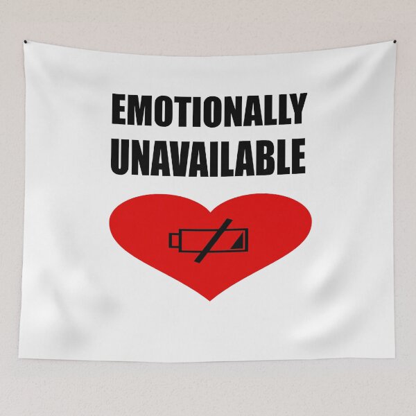 Item preview, Emotionally Unavailable designed and sold by printhappy4you.