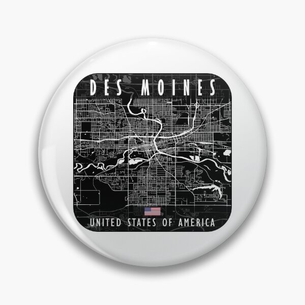 Item preview, DES MOINES MAP USA designed and sold by hatimelhag.