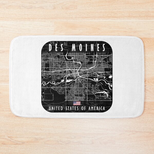 Item preview, DES MOINES MAP USA designed and sold by hatimelhag.