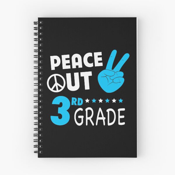 Item preview, peace out 3rd grade designed and sold by Dahiss.