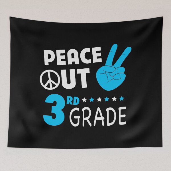Item preview, peace out 3rd grade designed and sold by Dahiss.