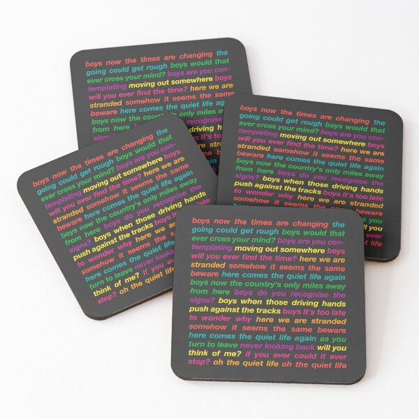 Item preview, Japan - "Quiet Life" Lyrics designed and sold by Only Japan, Bowie, New Order, Ultravox.