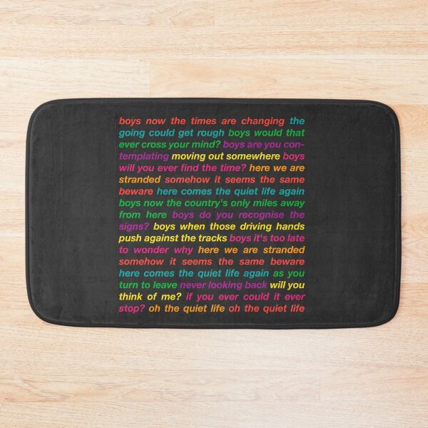 Item preview, Japan - "Quiet Life" Lyrics designed and sold by Only Japan, Bowie, New Order, Ultravox.