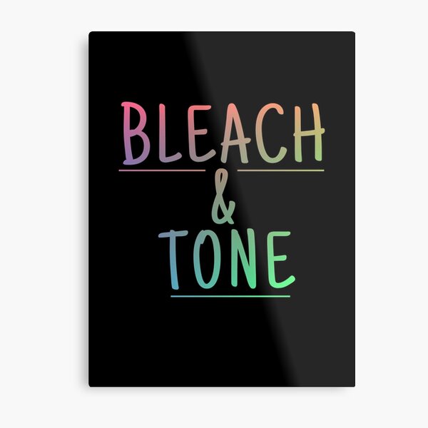 Rainbow Bleach & Tone Metal Print