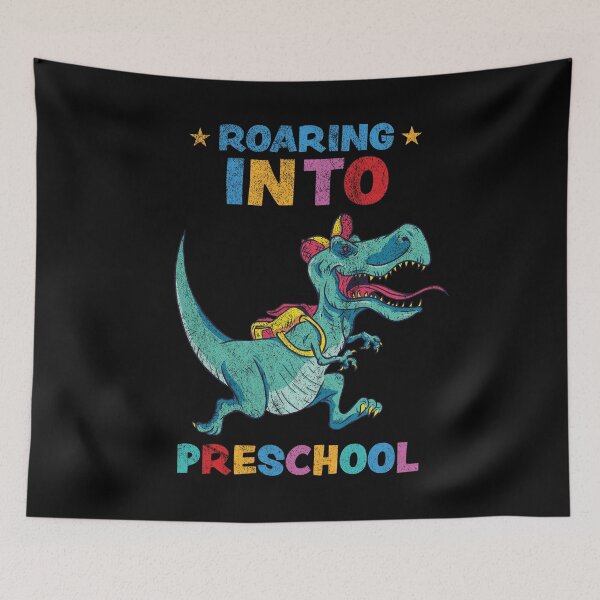 Item preview,  roaring into preschool  dinasour back to school designed and sold by Dahiss.
