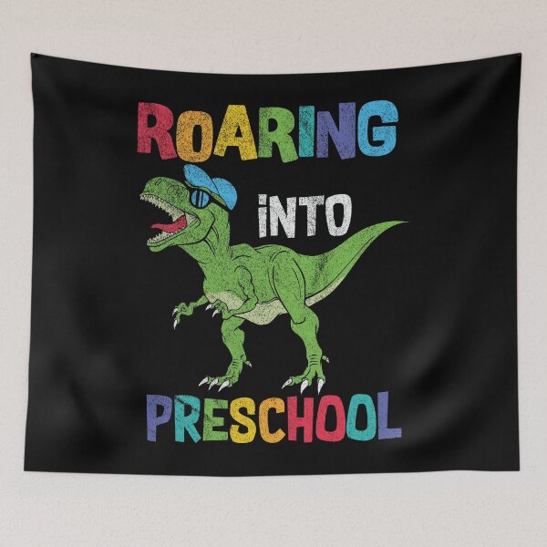 Item preview, roaring into preschool   dinasour back to school designed and sold by Dahiss.