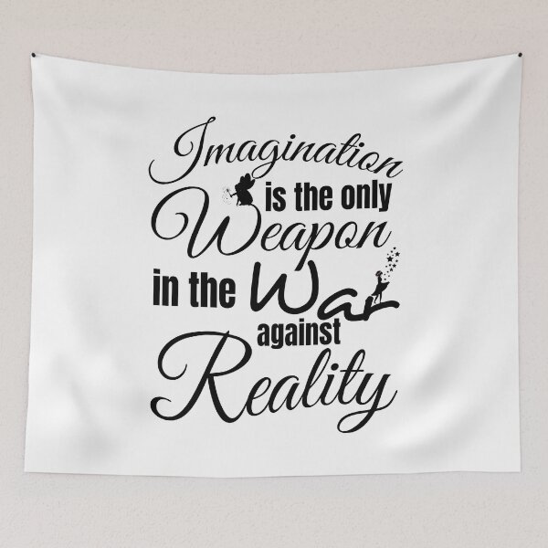 Item preview, Imagination Rules Against Reality designed and sold by Sonatablue.