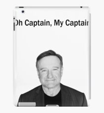Oh Captain, My Captain - Robin Williams iPad-Hülle & Klebefolie