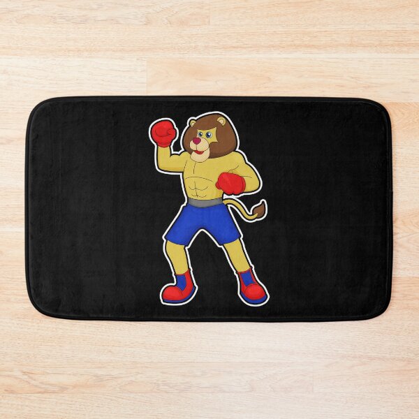 Item preview, Lion at Boxing with Boxing gloves designed and sold by Snabdesign84.