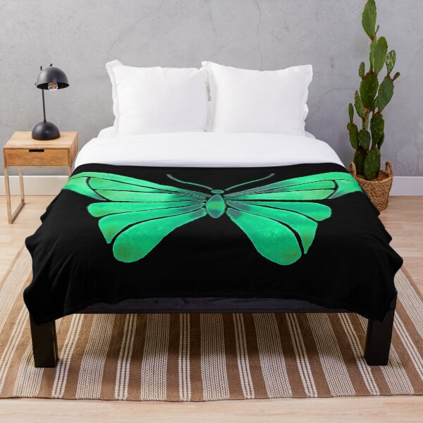 Item preview, Iridescent Emerald Butterfly - Watercolor designed and sold by Magic Dreamery.
