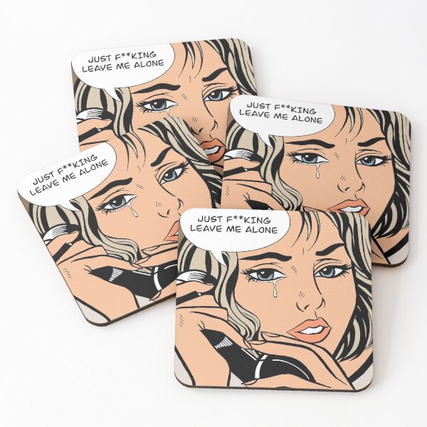 Item preview, JUST F**KING LEAVE ME ALONE BILLIE EILISH designed and sold by Monster78619.