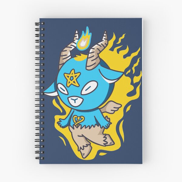 Item preview, Cute Fiery Baphomet Goat God Cartoon designed and sold by SLAG-Creative.