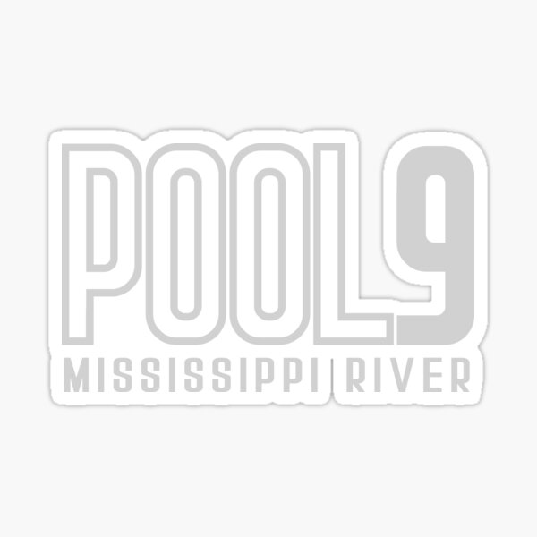 Mississippi River Pool 9 Sticker