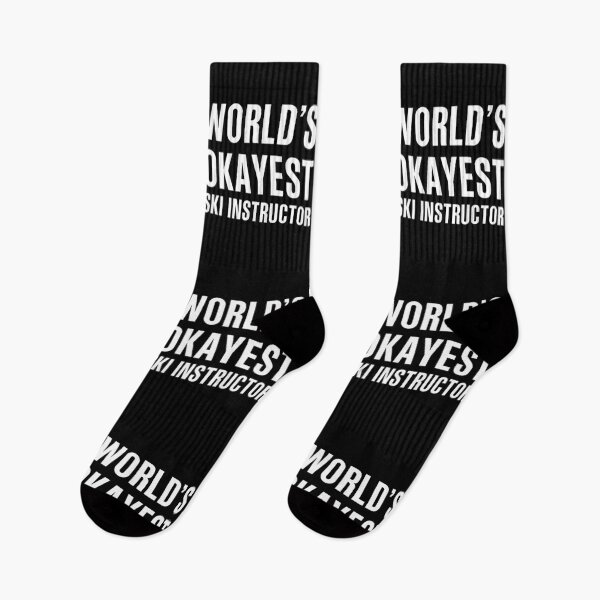 Item preview, Worlds Okayest Ski Instructor designed and sold by CeciLop.