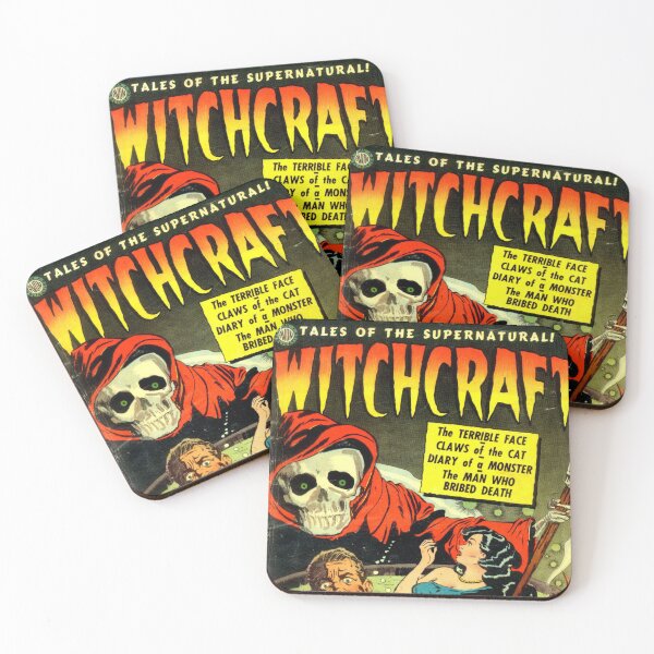Item preview,  Vintage horror comics Witchcraft tales of the supernatural. designed and sold by beachcamper.