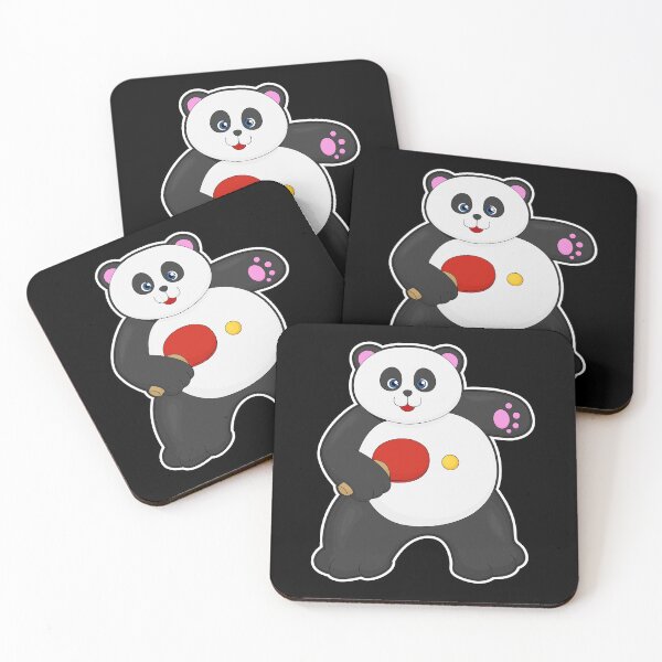 Item preview, Panda at Table tennis with Table tennis racket designed and sold by Snabdesign84.