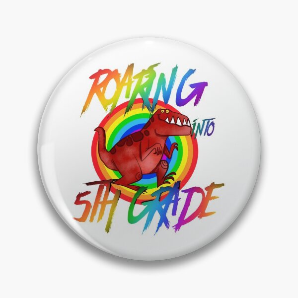 Item preview, Roaring into 5th grade designed and sold by Cattigal.