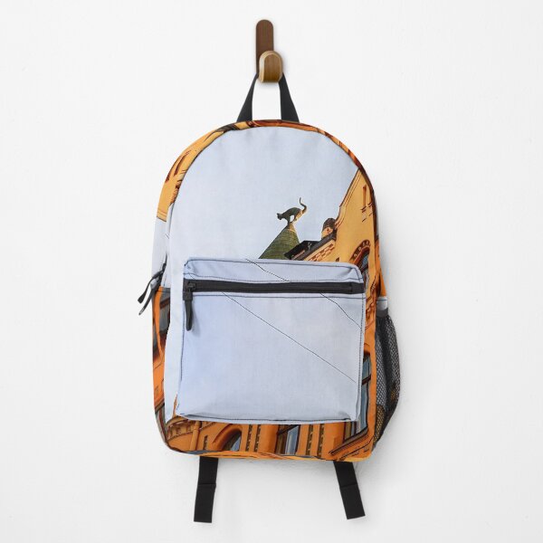 Item preview, Orange Building in Riga, Latvia designed and sold by Juba Moni Store.