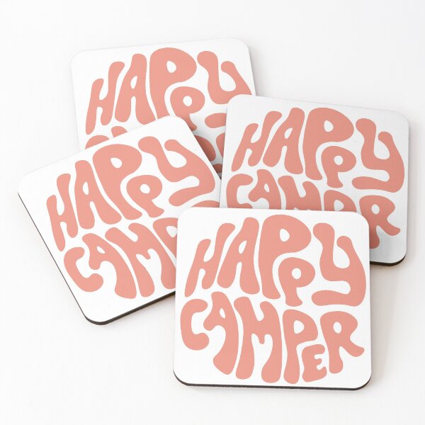 Item preview, Happy Camper Retro Design | Orange and White designed and sold by llevine2934.