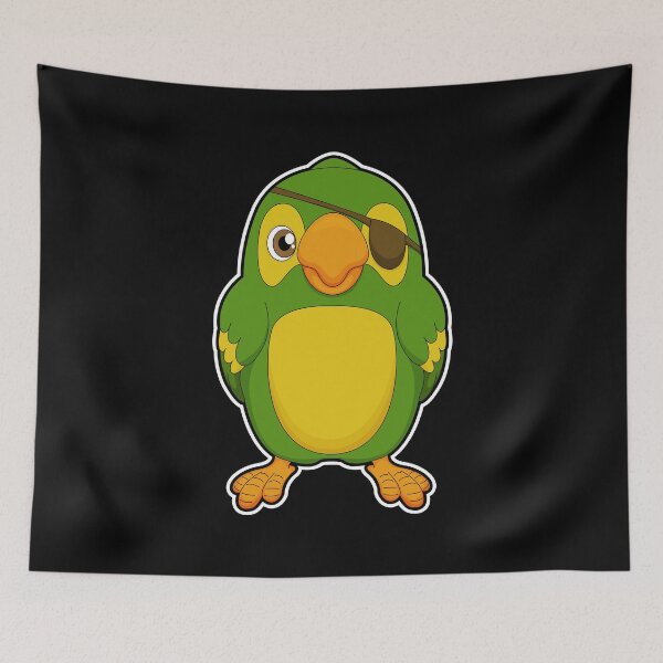 Item preview, Parrot Pirate Eyepatch designed and sold by Snabdesign84.