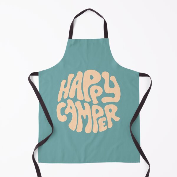 Item preview, Happy Camper Retro Design | Blue and Tan designed and sold by llevine2934.