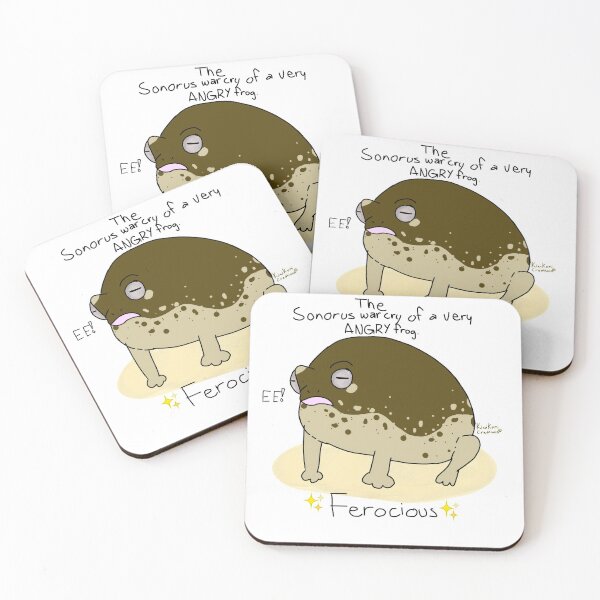 Item preview, Angry Desert rain frog meme designed and sold by KiwiKumis.
