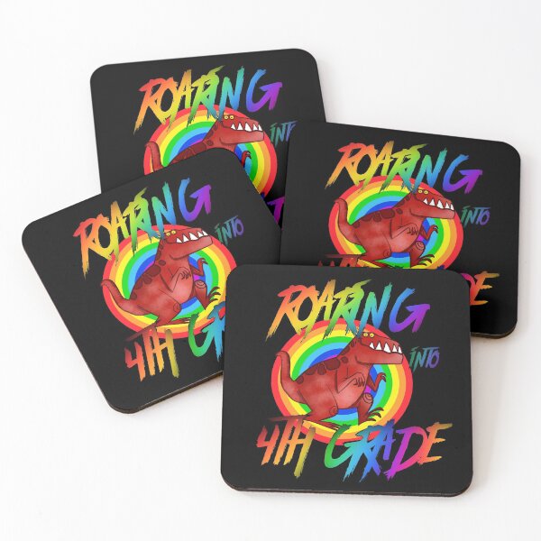 Item preview, Roaring into 4th grade designed and sold by Cattigal.